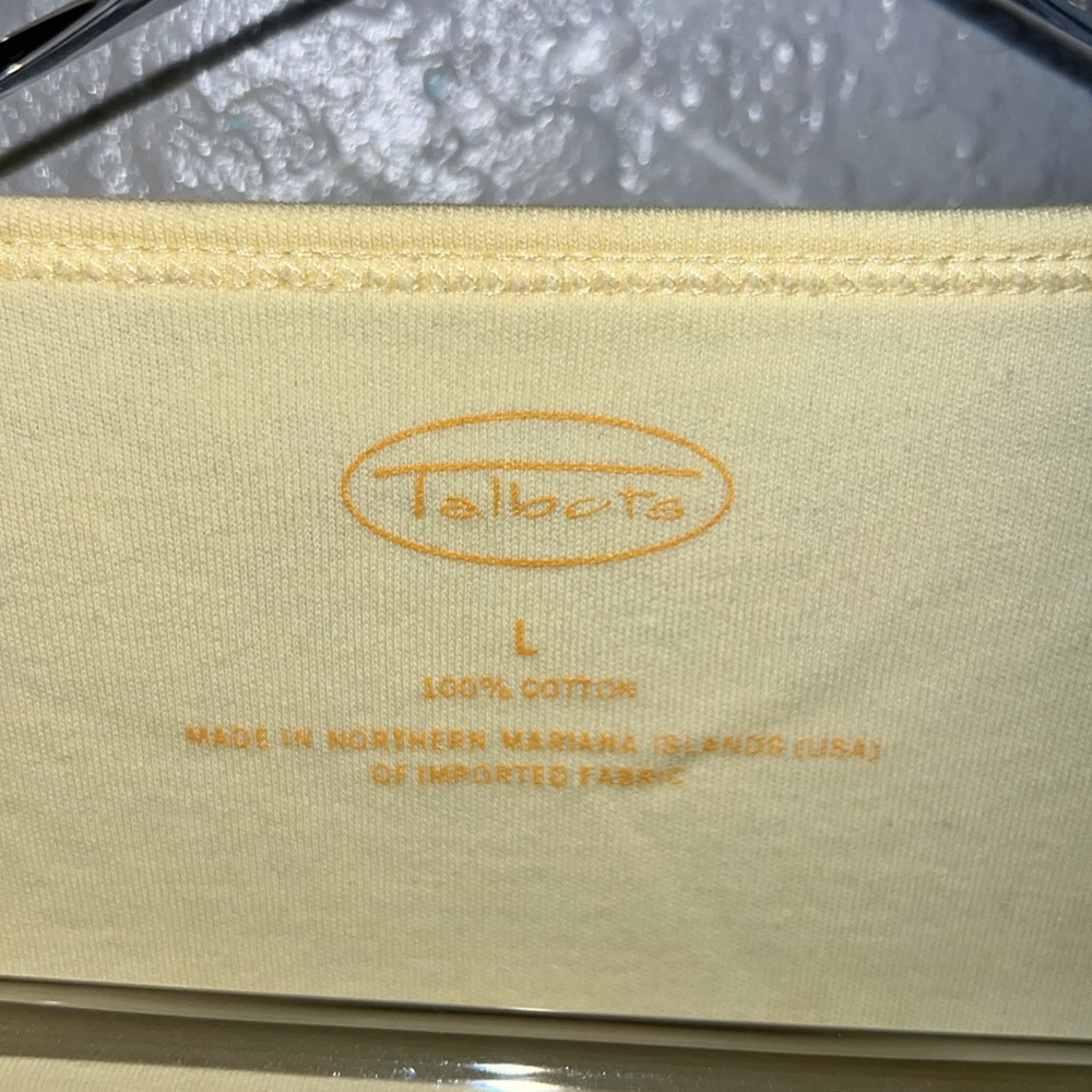 Talbots Yellow Top - Picture 4 of 5